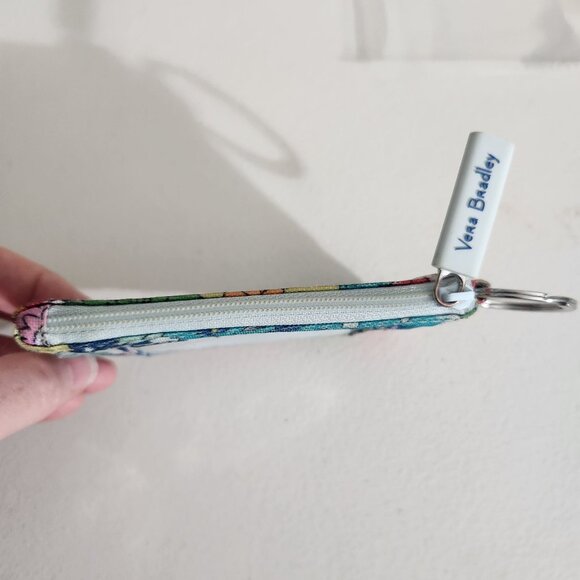 Vera Bradley Floral ID Holder With Keyring & Zip Closure - Picture 3 of 16